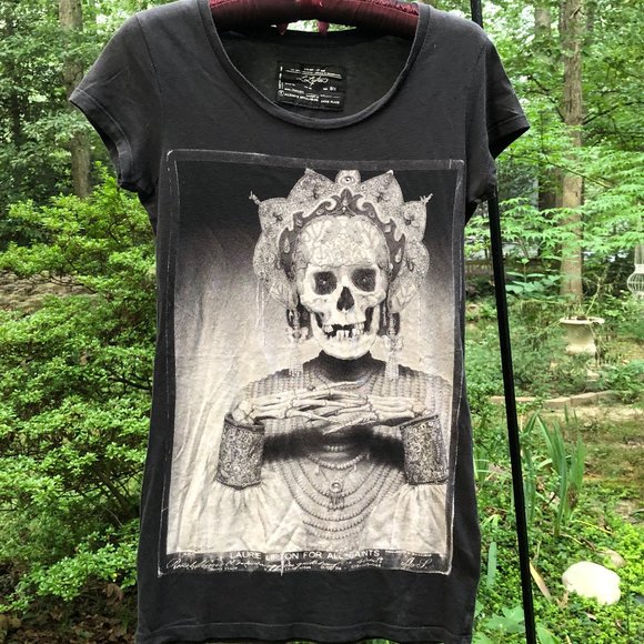 All Saints Tops - All Saints Laurie Lipton Empress of Death small
